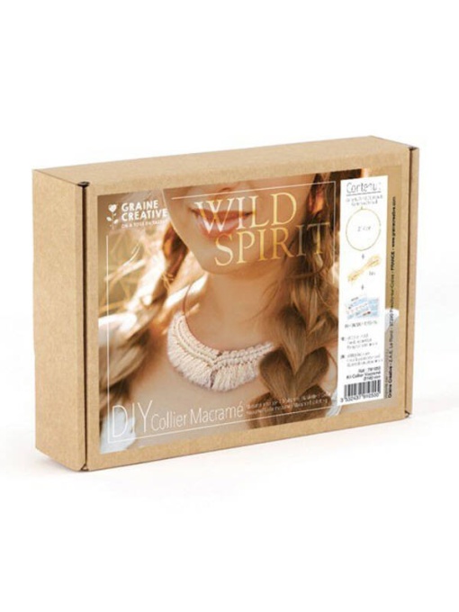 Kit creativ colier macrame 140 mm Graine Creative 791055