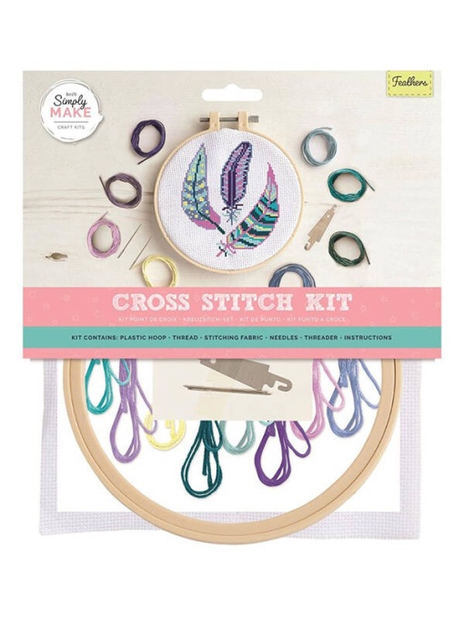 Kit de broderie cu pene Dp Craft DSM-106184