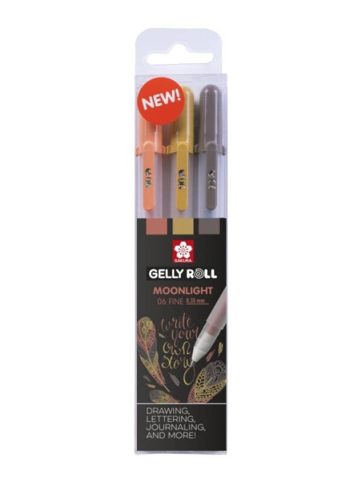 Pix cu gel set 3 Gelly Roll Moonlight Sakura POXPGBMOO3D