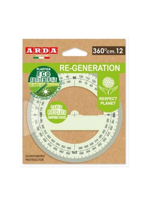 Raportor 360 12 cm Re-Generation Arda RE36012