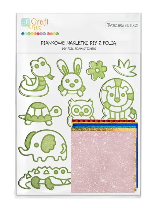 Set 12 abtibilduri spuma animale KSPI-430 Dp Craft