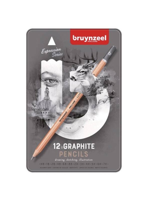 Set 12 creioane grafit Expression Bruynzeel 60311012