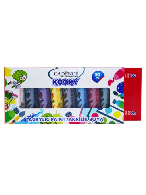 Set 8 x 20 ml culori acrilice Kooky Cadence