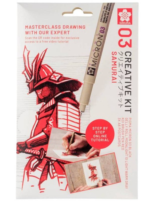 Set creativ Sakura Art - Samurai POAK3D