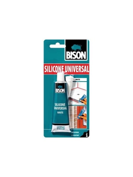 Silicon universal alb Bison 60ml