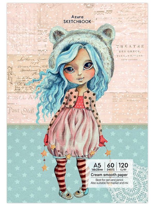 Sketchbook Having a lovely time 120g 60 file Azura