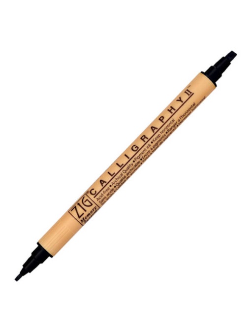 Marker dublu Memory System Calligraphy II MS-3500 Kuretake