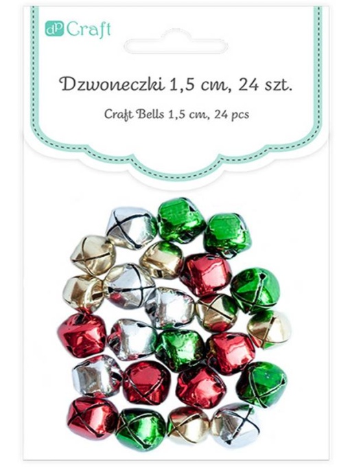 Set 24 Clopotei culori asortate 1.5cm Dp-Craft DPME-003