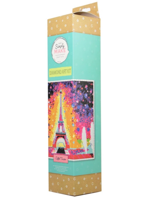 Kit broderie cu strasuri colorate Eiffel Tower DP Craft DSM-105114