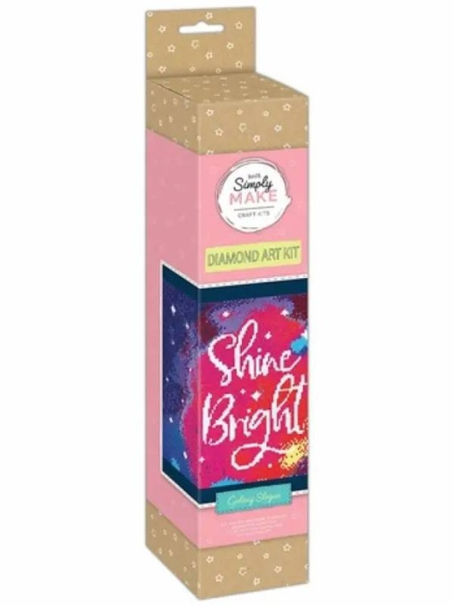 Kit broderie cu strasuri colorate Galaxy Slogan DP Craft DSM-105113