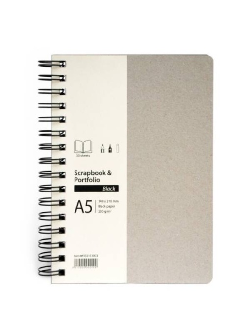 S&P Sketchbook 30 file hartie neagra Drasca