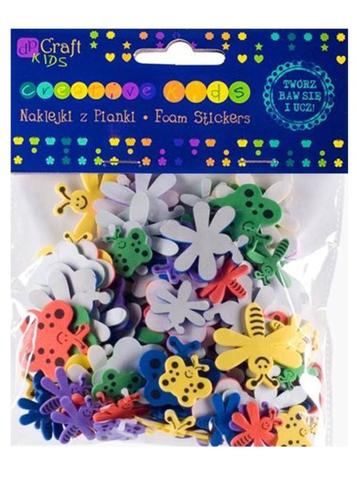 Set 120 figurine autoadezive spuma fluturi si libelule kspi-045 Dp Craft