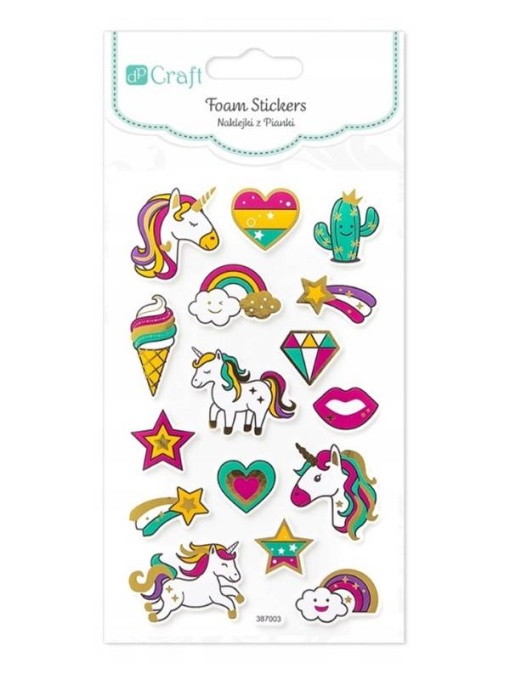Set 16 abtibilduri unicorni Dp Craft dppi-013