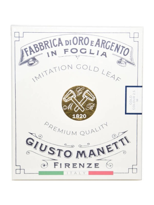 Set 25 file imitatie foita aur 14x14cm Transfer Giusto Manetti