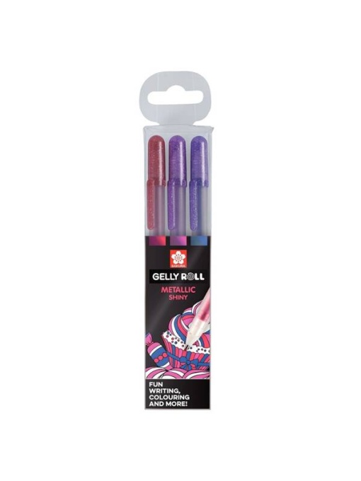 Set 3 pixuri Gelly Metallic Sakura POXPGBSTA3A