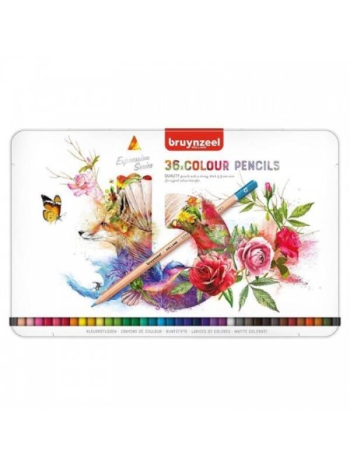 Set 36 creioane colorate Expression Bruynzeel 60312036