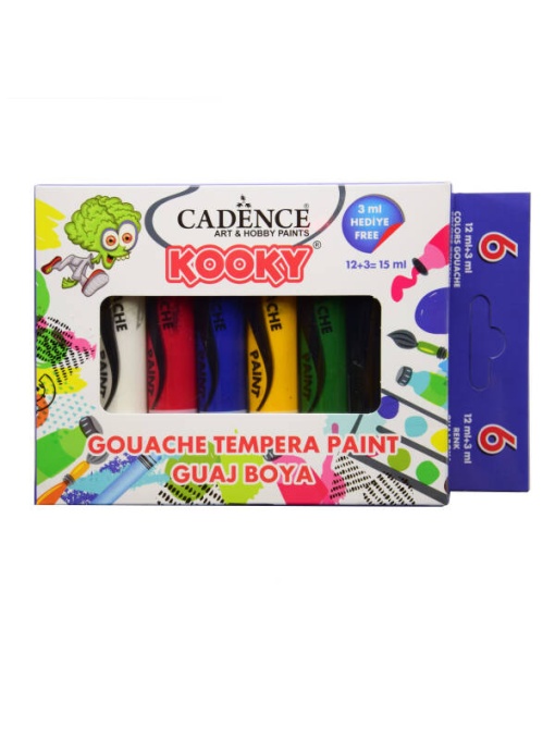 Set 6 x 15 ml guase Kooky Cadence