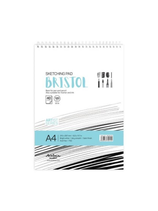 Bloc pentru desen Bristol 120g/mp 40F Drasca