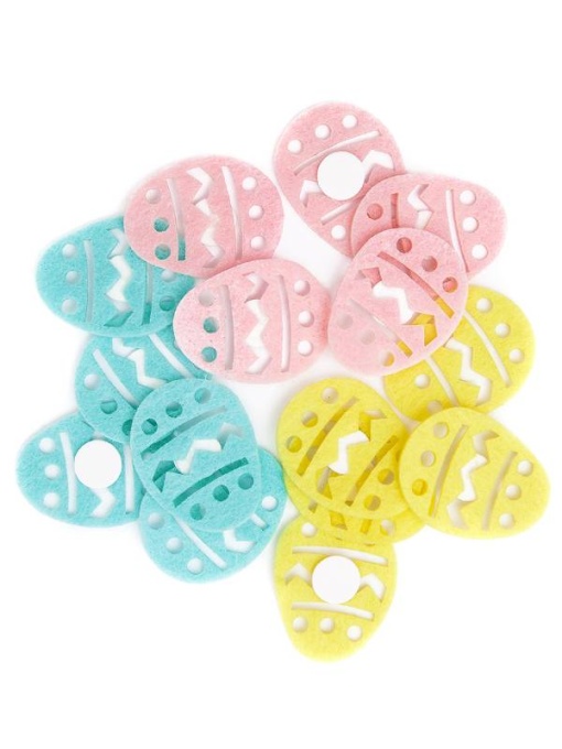 Set 15 Oua de Paste, din fetru, 3,5cm DPWL-033 Dp Craft