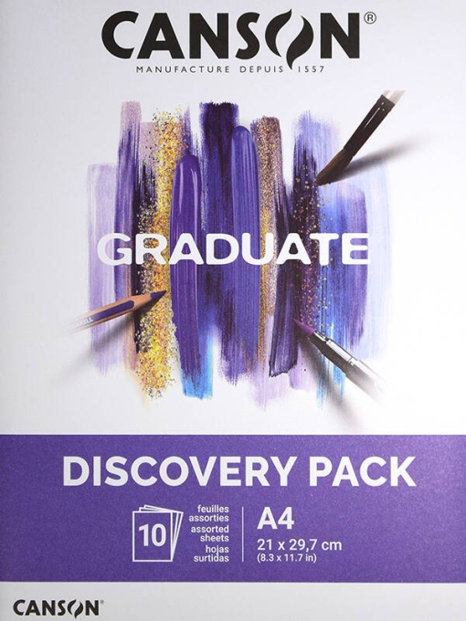 Set Discovery pack Graduate mixed media A4 10 file