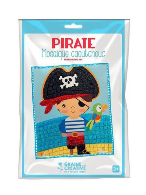 Kit mozaic pentru copii Pirati Graine Creative 750601