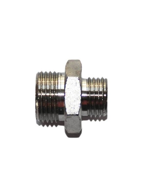 Niplu dublu cu filete exterioare G 3/8 si G 1/4, Harder & Steenbeck 105823