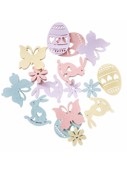 Set 20 figurine lemn cu tematica de Paste DPDN-135 Dp Craft