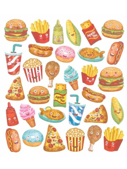 Set 32 abtibilduri Snack Dp Craft DPNK-140