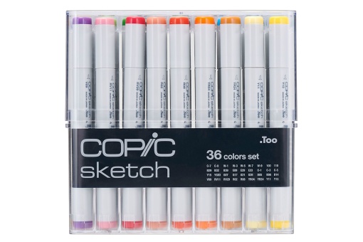 Copic sketch 36色セット コピックスケッチ ベーシック36色セット - コピック公式サイト