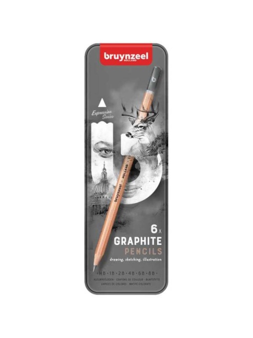 Set 6 Creioane Grafit Expression Bruynzeel 60311006