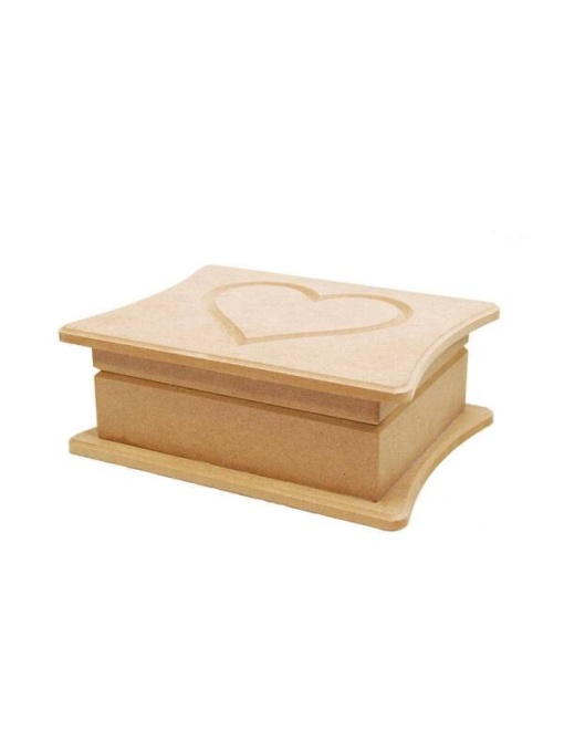 Cutie cu inimioara pe capac MDF KT77