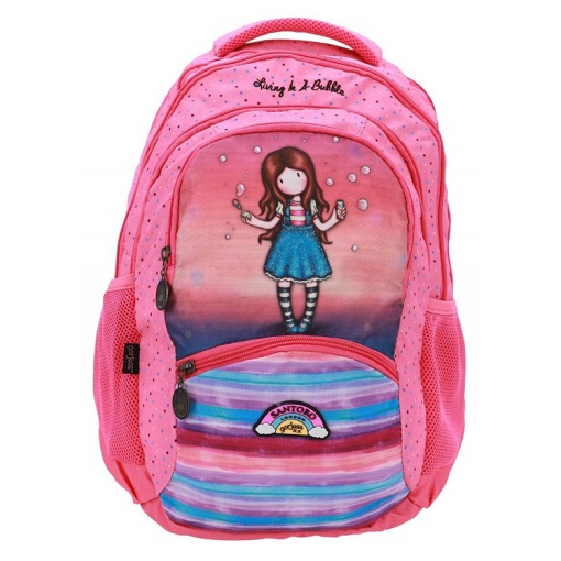 Rucsac Scoala cu Doua Compartimente 35L Gorjuss Living In A bubble 23GJS107-LB