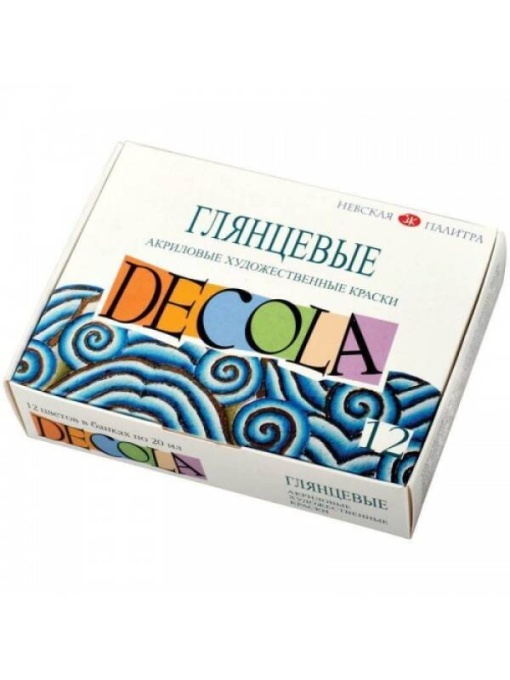 Set 12 x 20ml culori acrilice Decola Gloss 2941116