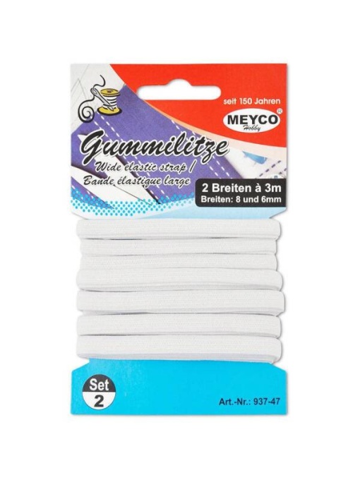 Set 2 elastice x 3m Meyco 937-47