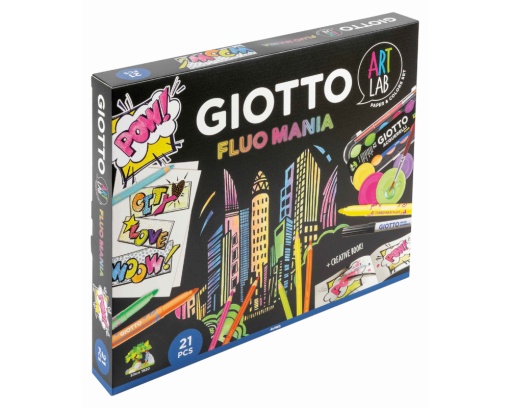 その他 GIOTTO professional GB 5200 Set creativ Giotto Art Lab Fluo Mania 582500