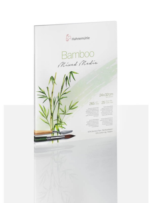Bloc mixed media Bamboo 265 g/mp Hahnemuhle