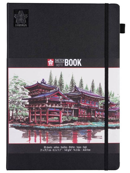 Caiet de Schite si Note White Sakura 80 file, 140 g/mp