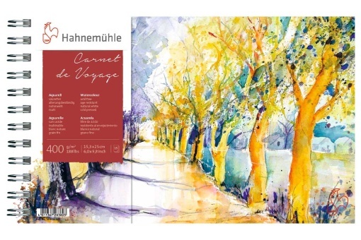 Carnet Voyage 400 g/mp, 15.3 x 25 cm, 15 File Akademie Hahnemuhle 10 628 380