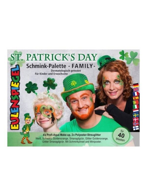 Paleta machiaj St. Patrick family Profi-aqua Eulenspiegel 206409