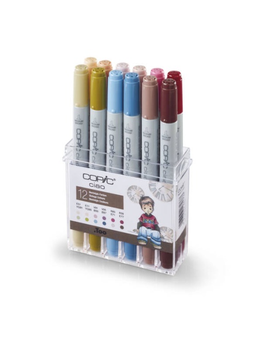 Set 12 markere Copic CIAO Nostalgie 22075703