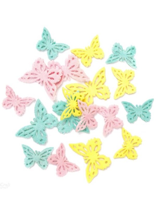 Set 15 abtipilduri Fluturasi in culori pastel Dp Craft DPWL-035