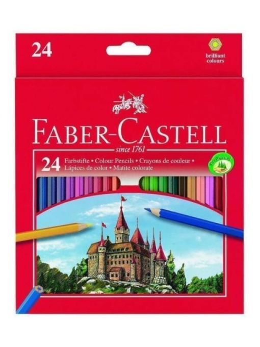 Set 24 creioane colorate Faber Castell 120124