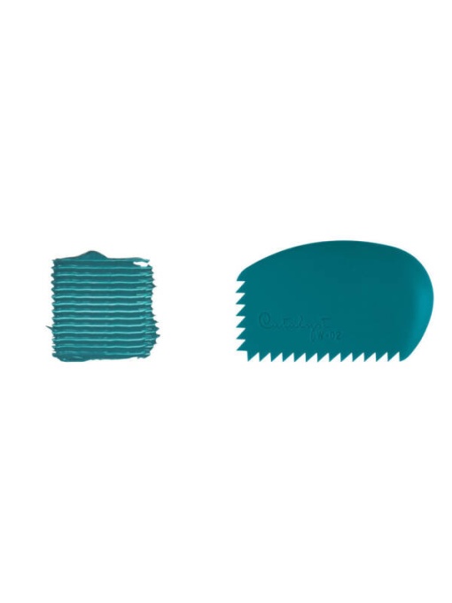 Spatula zimtata din silicon Catalyst Wedge Princeton nr. 2 PW02