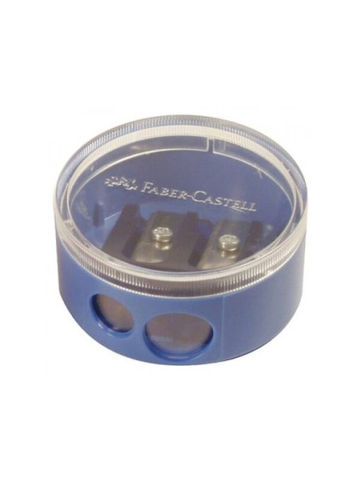 Ascutitoare dubla rotunda cu container Faber Castell FC185418