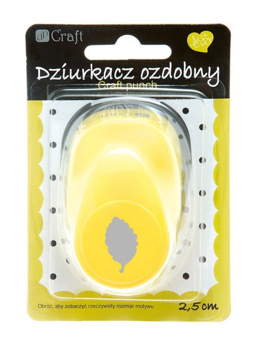 Perforator cu model frunza de mesteacan 2,5 cm Dp Craft JCDZ-110-013
