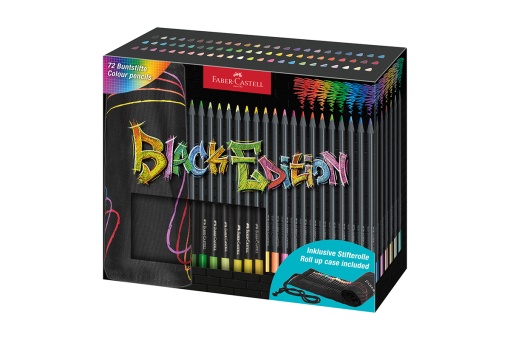 Rollup 72 Creioane Colorate Black Edition Faber-Castell Rollup 72 Creioane Colorate Black Edition Faber-Castell