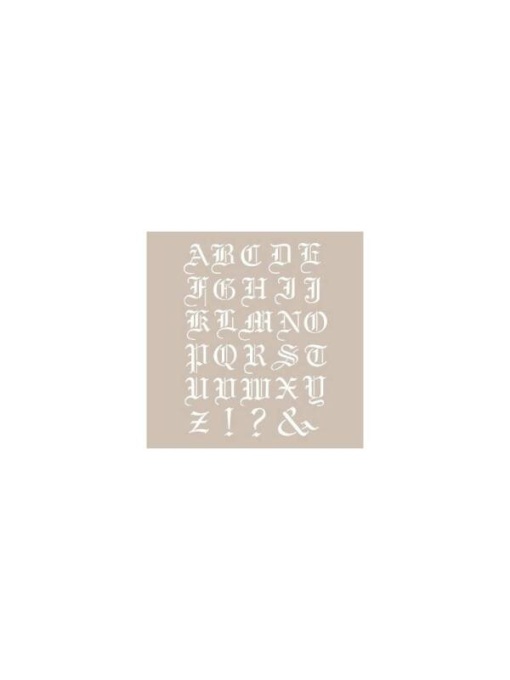 Sablon decorativ Litere Gotice AS-532 Cadence