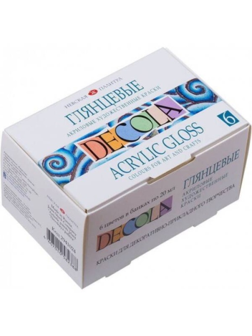 Set 6 x 20ml culori acrilice Decola Gloss 2941024
