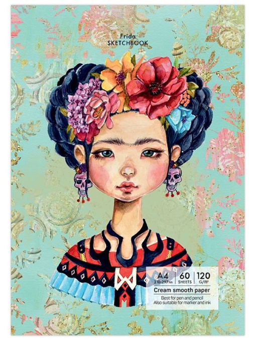 Sketchbook Having a lovely time 120g 60 file Frida