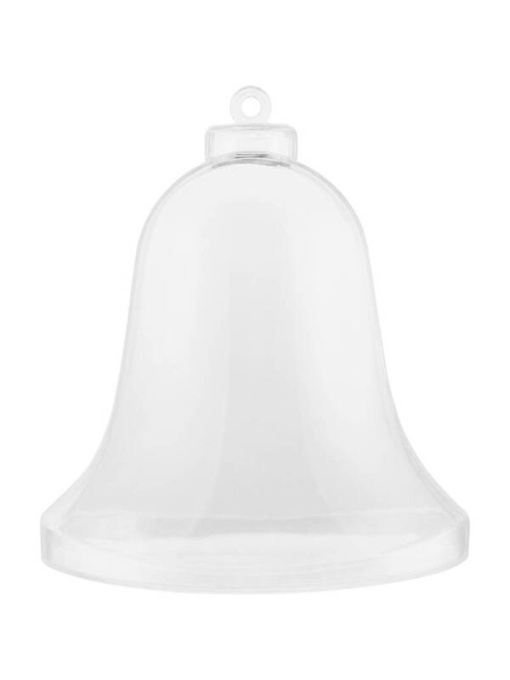 Decoratiune din plastic din 2 bucati Clopot 100x85mm Meyco 45108